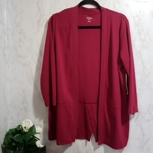 Kim Rogers 5 in 1 Cardigan Sangria (M) NWT!